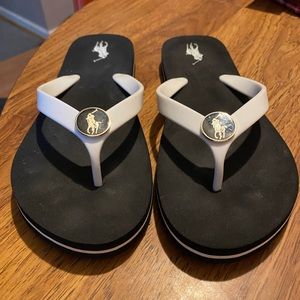 Ralph Lauren polo flip flops